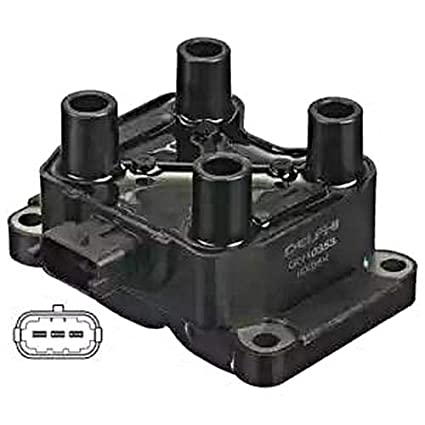 Bobina Encendido - Fiat Palio/Siena/Strada 1.0/1.3/1.4 8/16V / Idea 1.4 8V - Delphi-RB