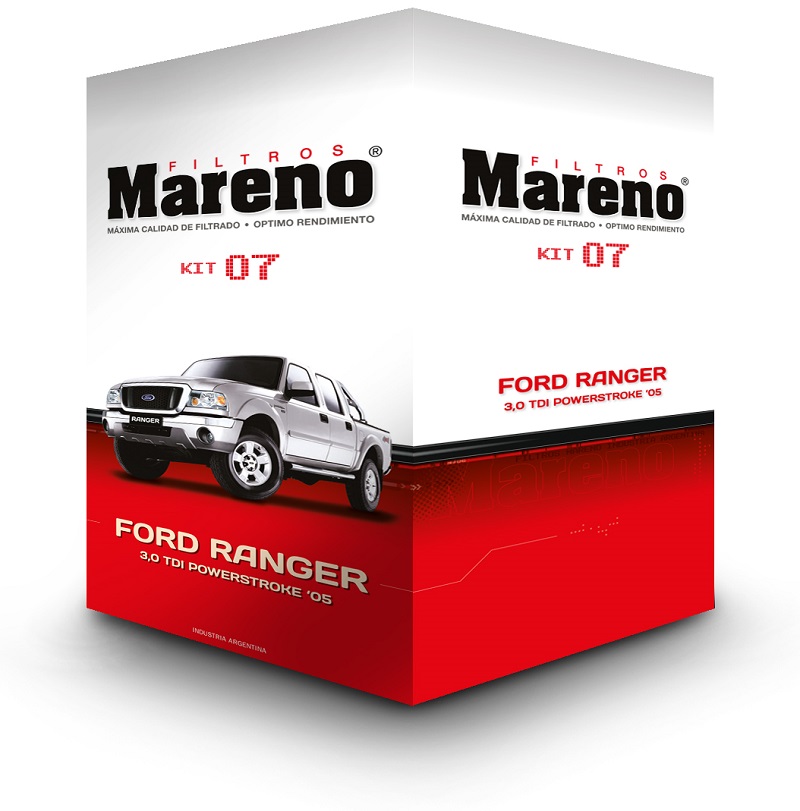 Kit Filtros - Ford Ranger 3.0 Tdi Powerstroke -&gt;05 - Mareno