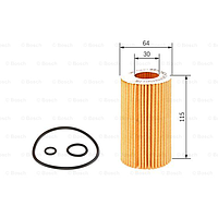 Filtro Aceite - Mercedes Benz C 220 Cdi Turbodiesel C/Mot. Om611Dela; E 270 Cdi 18V C/Mot. Om611 - Bosch-RB